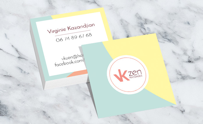 Carte de viste VK Zen Massages